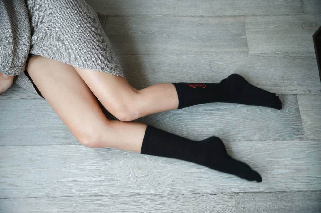 5-Pack Copper Five Toe Socks