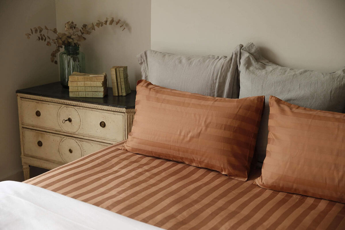Copper infused bedsheets and pillowcase