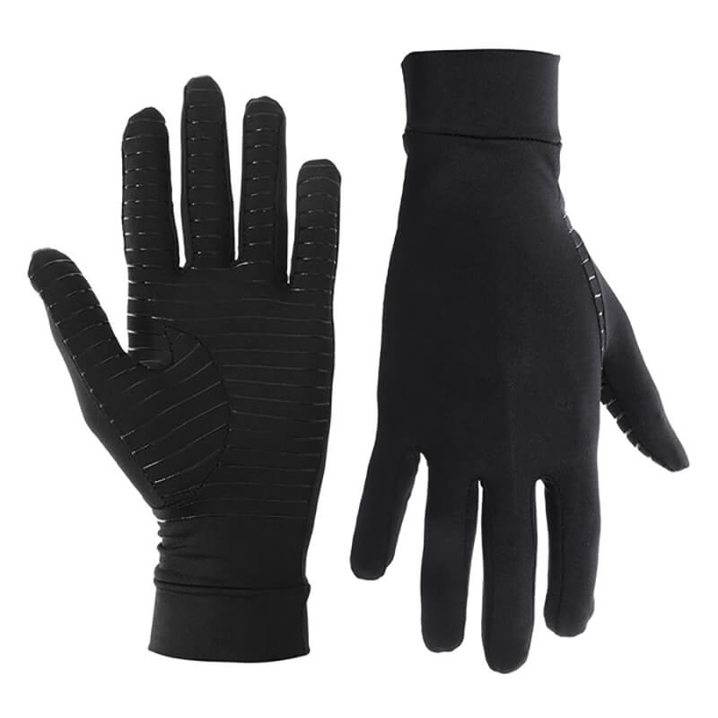 black colour compression gloves