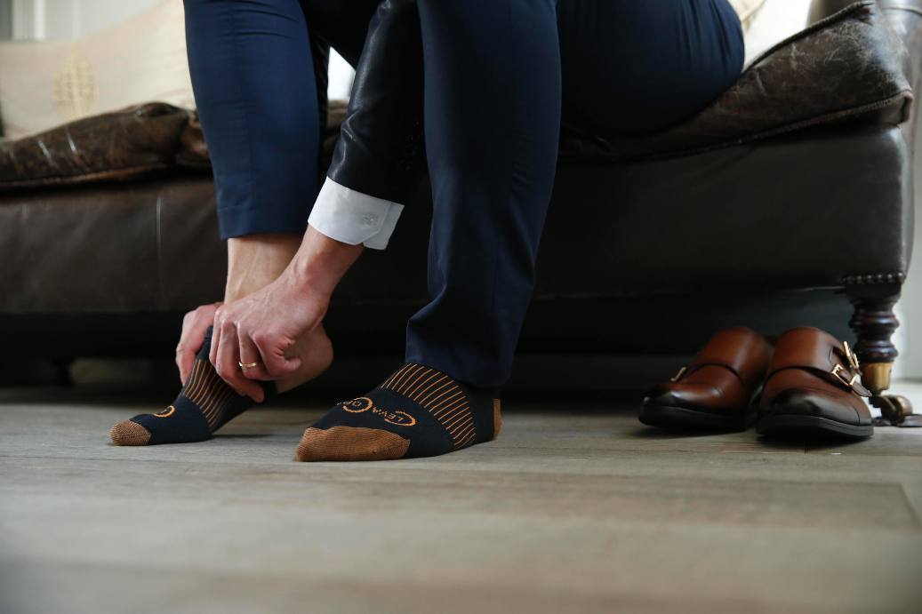 5-Pack Short Compression Copper Infused Socks