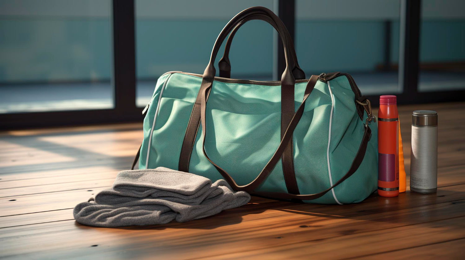 Travel Duffel Bag, Gym Bag with Shoes Compartment and Wet Pocket, Midsize  Bag for Women, Blue - Walmart.com