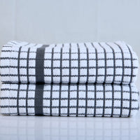 white cotton tea towel for kitchen